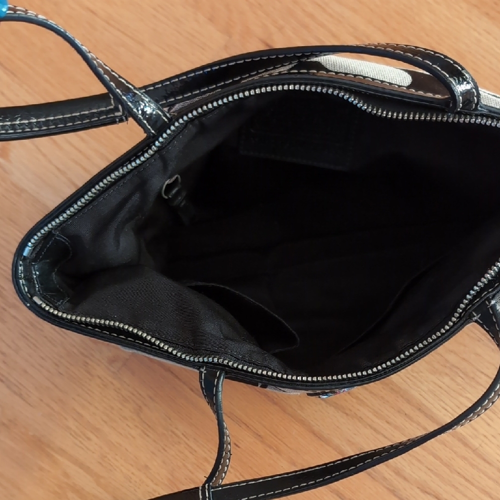 Coach Black and Gray Women's Bag - Picture 5 of 5